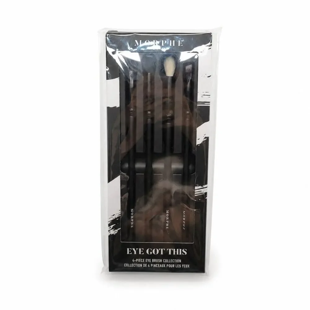 Morphe Eye Got This 4-Piece Eye Brush Collection Set Makeup Brushes NEW Sealed
